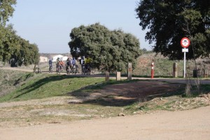 Zona de ciclismo en el Parque Natural de la Sierra Norte de Sevilla
