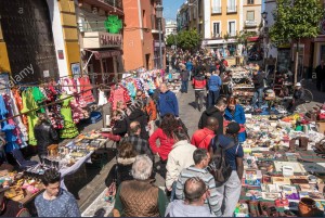 Mercadillo de antigüedades