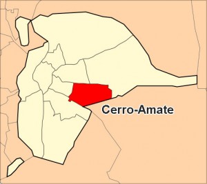 Ubicación del Distrito Cerro-Amate - <a href='http://es.wikipedia.org/wiki/Archivo:Cerro-Amate.svg' target='_blank' rel='nofollow'></a> 