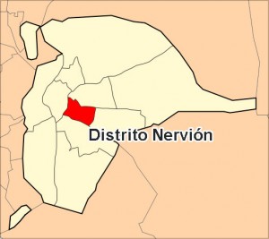 Ubicación del Distrito Nervión - <a href='http://es.wikipedia.org/wiki/Archivo:Distrito_de_Nervi%C3%B3n.svg' target='_blank' rel='nofollow'></a>