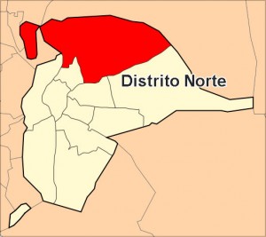 Ubicación del Distrito Norte - <a href='http://es.wikipedia.org/wiki/Archivo:Distrito_Norte_Sevilla.svg' target='_blank' rel='nofollow'></a>