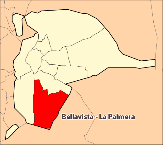 Ubicación del Distrito Bellavista – La Palmera