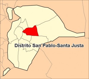 Ubicación del distrito San Pablo-Santa Justa - <a href='http://es.wikipedia.org/wiki/Archivo:San_Pablo-Santa_Justa.svg' target='_blank' rel='nofollow'></a> 