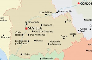 Mapa de Sevilla