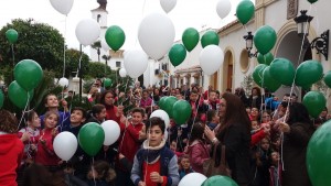 Celebración del Día de Andalucía en un colegio de Sevilla.